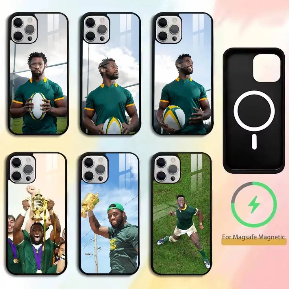 S-Siya K-Kolisi-Rugby-South Africa Phone Case For IPhone17,16,15,14,13,12,11 Plus,Pro Allows Magnetic Wireless Charging