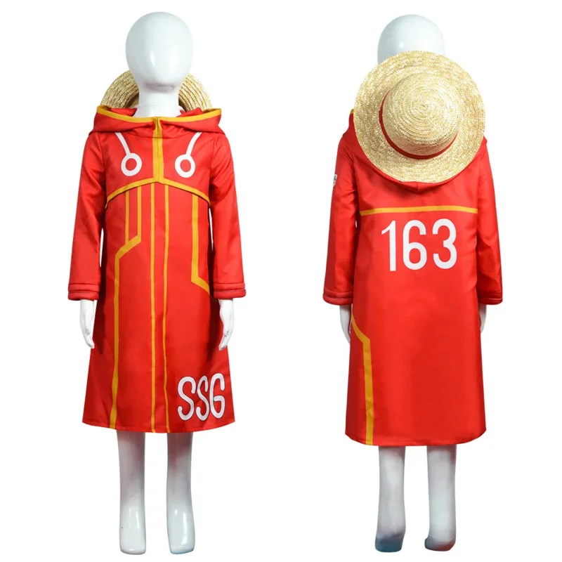 2024 Adventure Rufy Cosplay Anime Egghead Isola Roronoa Zoro Costume per adulto Cappotto Cappello Fantasia Uniforme Halloween Natale Vestito