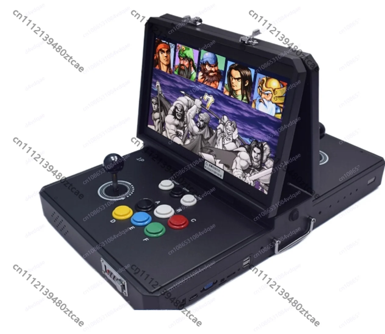 Portable Foldable Dual Screen Game Console Double Joystick Integrated Retro Home Video Game Player