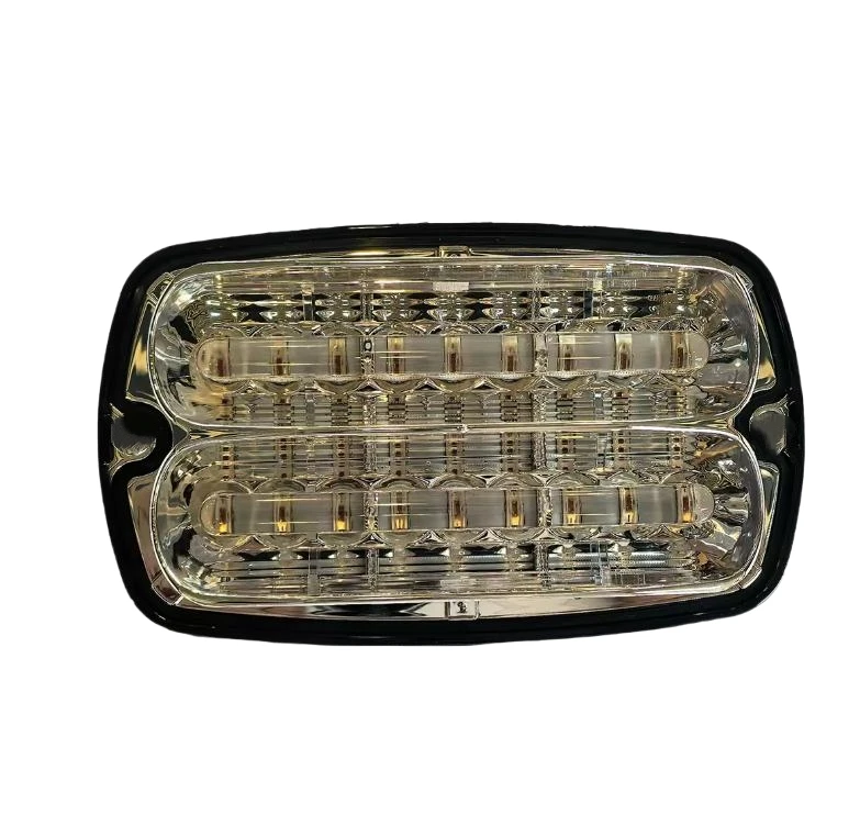 Feux de signalisation d'urgence LED pour voiture, 6*4 pouces, 54W, 18 LED, feux de circulation, camion de pompiers, ambulance, éclairage périphérique d'urgence, étanche