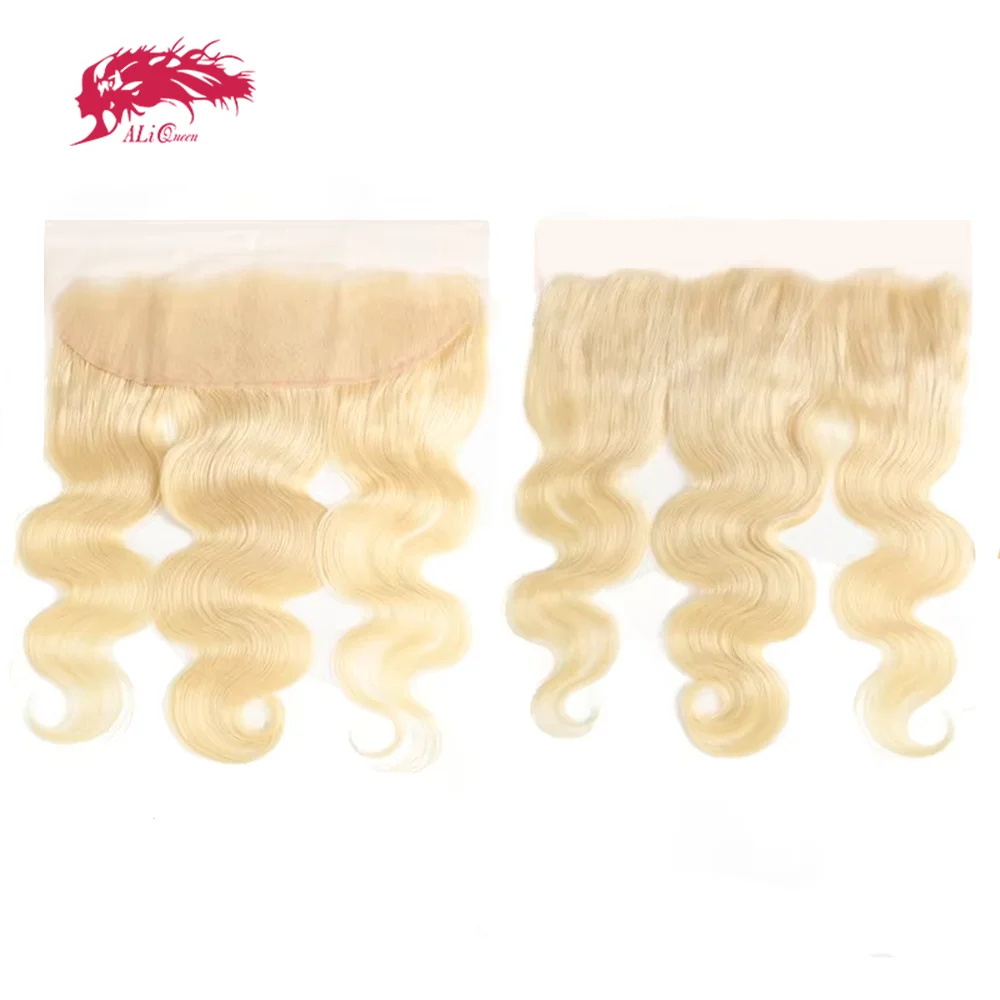 

Ali Queen Hair Body Wave 613 Светлые человеческие волосы 13x4 13x6 HD Кружева спереди Оригинальные необработанные волосы Бесплатная часть невидимого кружева HD