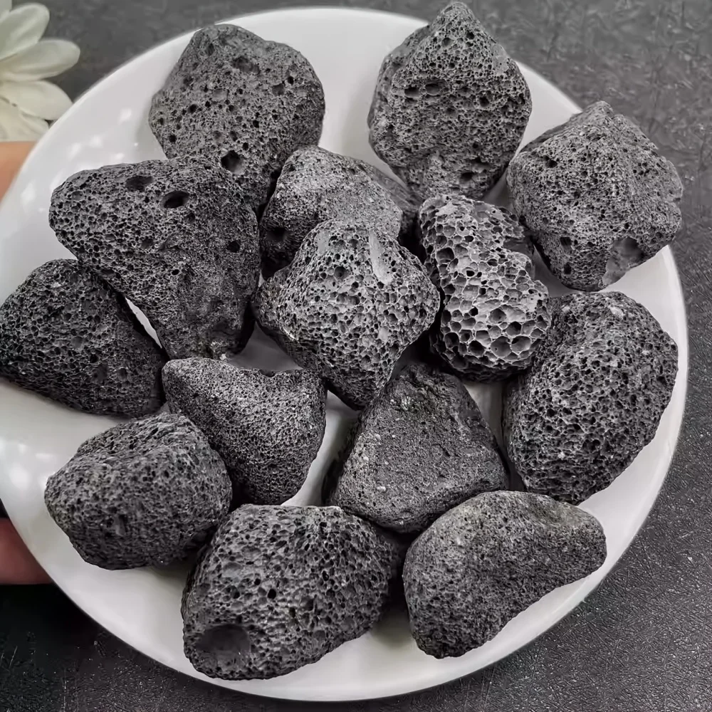 Natural Porous Volcanic Rock Lava Stone for Aquariums for Fish Tanks Garden Decor Enhances Aquatic Environment Aesthetics Rocks