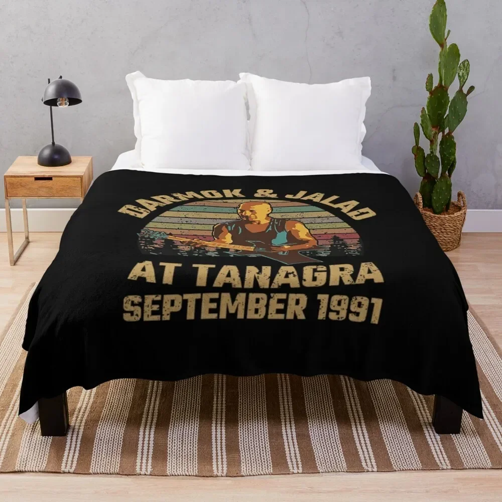 

Vintage Darmok and Jalad At tanagra T-Shirt Throw Blanket Cute Plaid Sofas blankets and throws Blankets