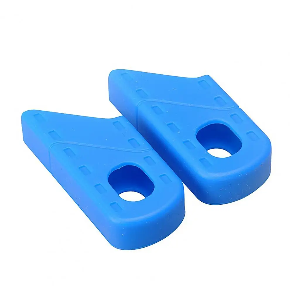 1 Pair Silicone Crank Cover Elastic High Protection Universal Anti-scratch Crank Case for Road Bike