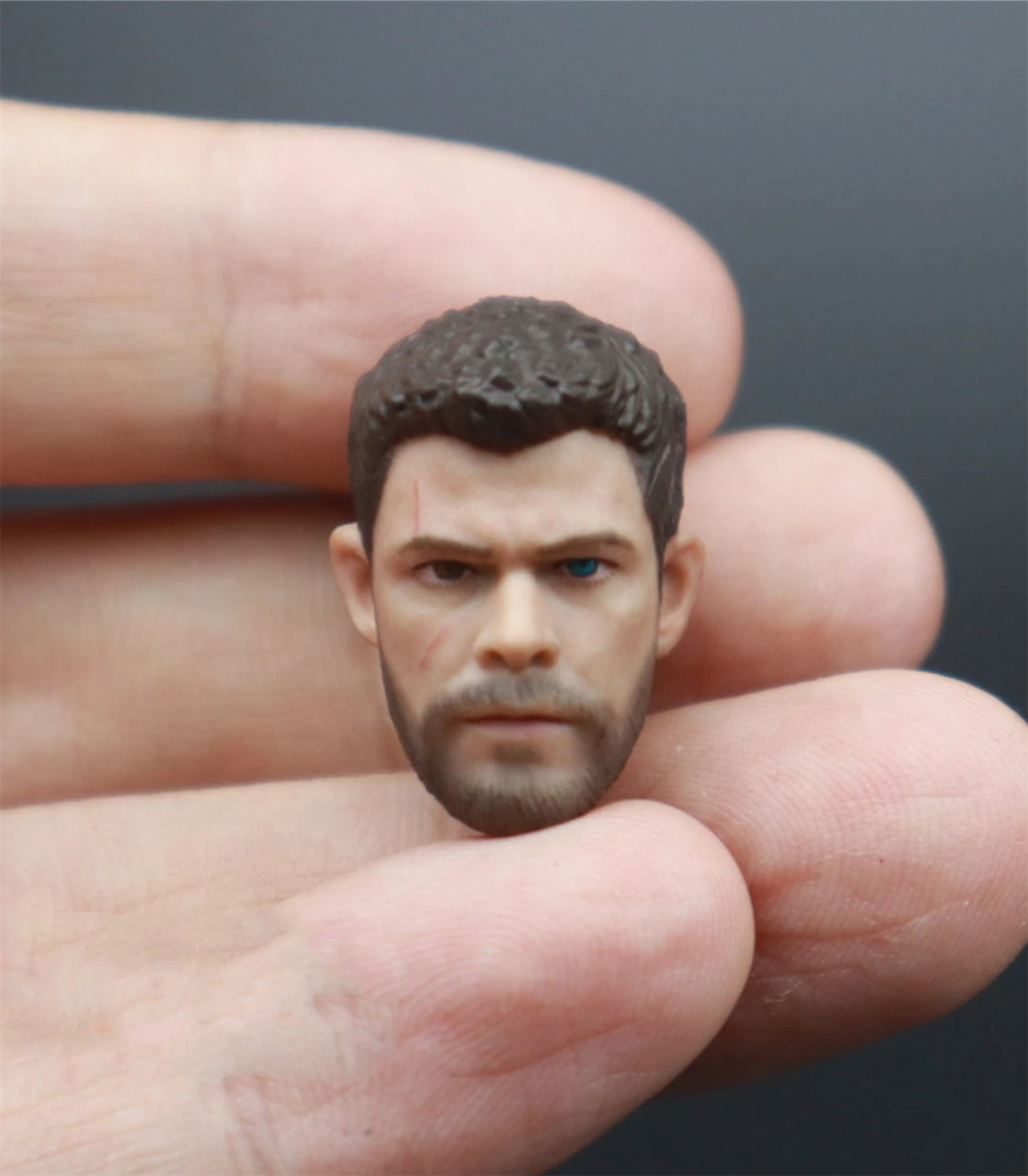 1/12 Scale Head Carving Chris Hemsworth Male Soldier blindfold Model Set PVC 6Inch Action Figure Body Doll 