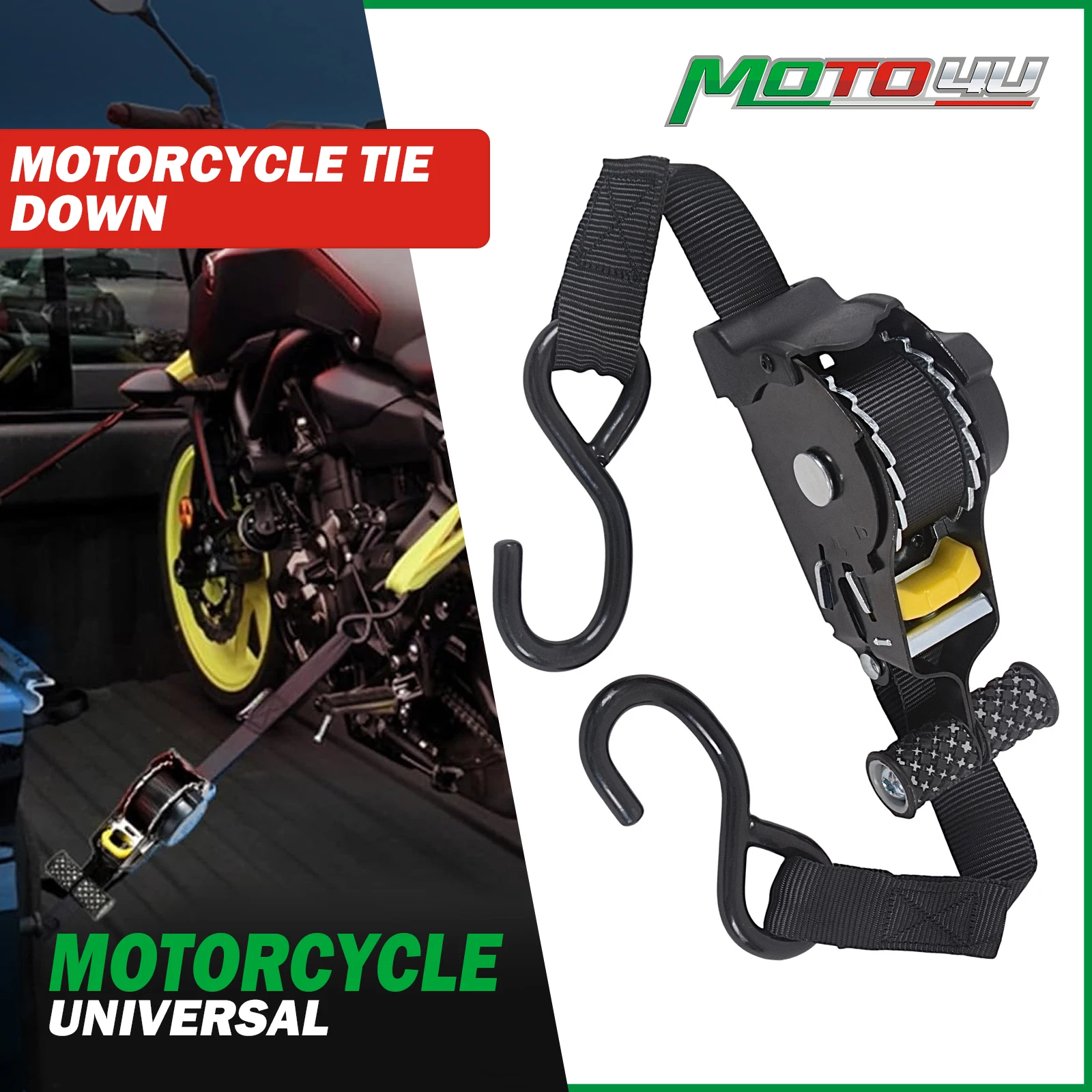 1PC Retractable Auto Ratchet Tie down Straps With Chain Hook Strap Automatic Shrink Bundle Tape Retractable Belts Luggage Straps