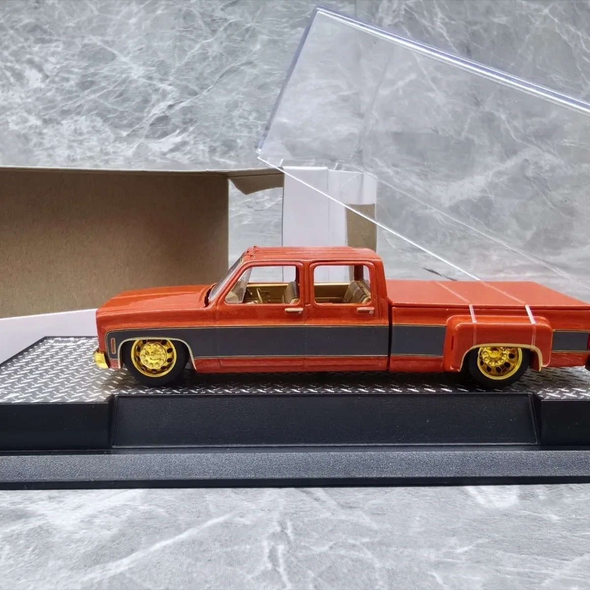 1:64 Station Wagon 1973 Chevrolet Lowrider Racing Pickup Special Edition Collectible Diecast Car Model