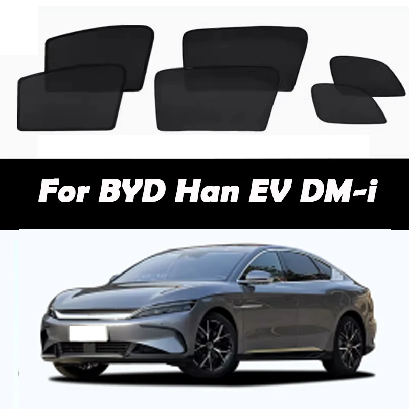 

For BYD Han EV DM-i 2024 2025 Car Curtain Car Window Shade Heat Insulation Car Accessories