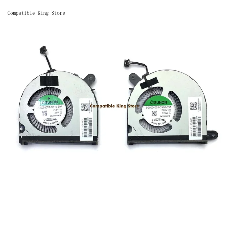 ll CPU GPU Cooling Fans for HP Envy X360 15M-EE 15M-ED 15-EE 15-ED L93193-001 L93194-001 Dual Fan