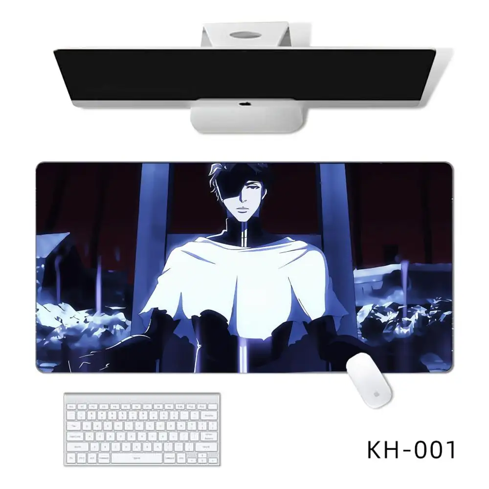 Mouse pad XXL para mesa, mouse pad para jogos, com bordas costuradas e base de borracha antiderrapante