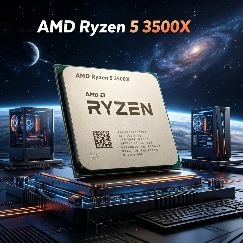 

AMD R5 3500X AMD Ryzen 5 3500X Desktop CPU 3.6GHz 6C 6T Part Number 100-000000158 AM4 Interface Processor For Custom PC Assembly