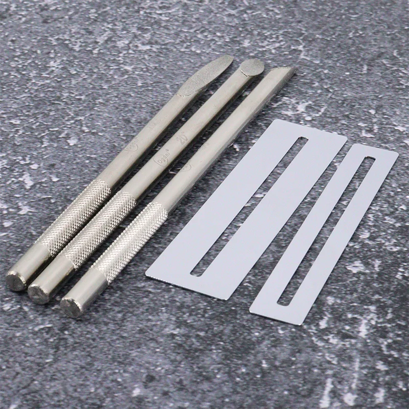 Guitar Fret Dressing File Stainless Steel Guitar Bridge Saddle Nut Files  Fingerboard Guards for Luthier Repairing Maintenance