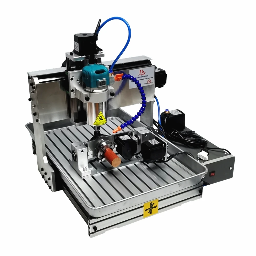 

BGACNC LYF2030 3 4 5 Axis CNC Router 1500W Engraving Drilling Milling Machine with Mach3 Control System 110V 220V Motor-Optional