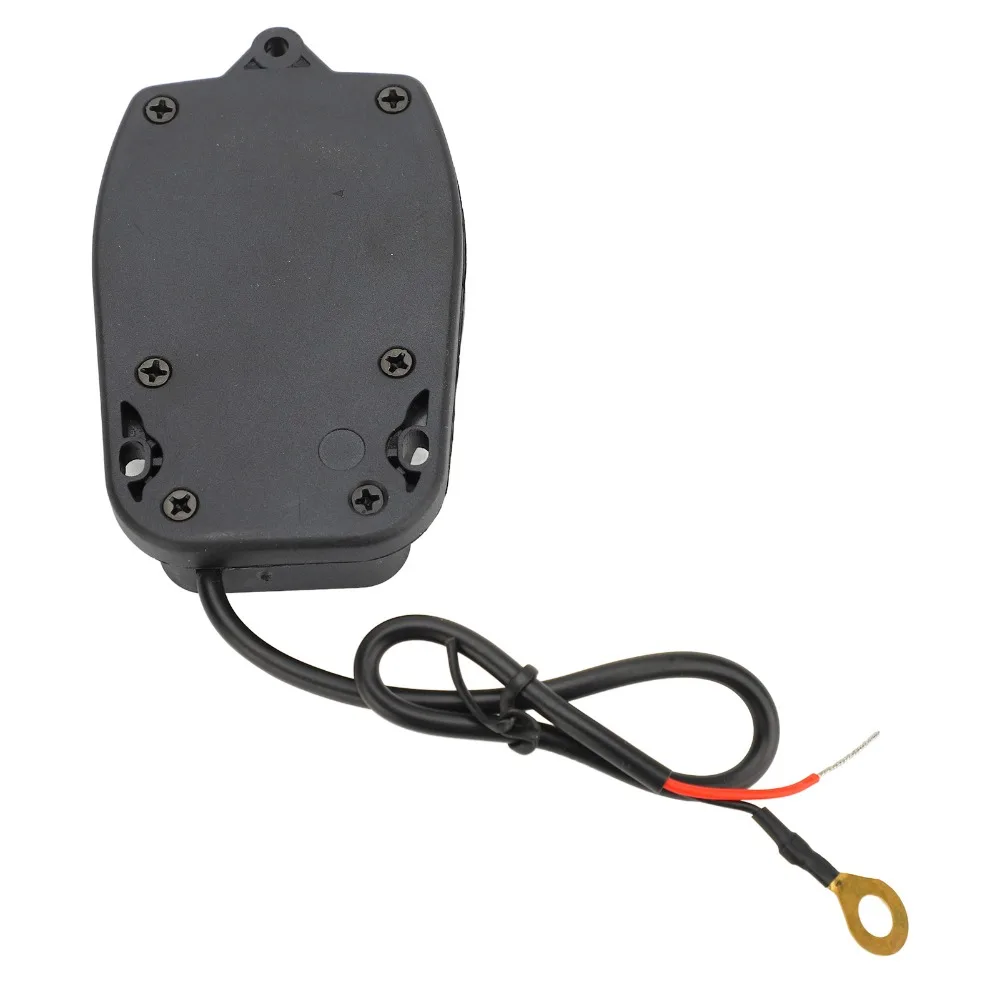 Universal 12V Electronic Buzzer Alarm Easy Connection 110DB High Decibel Alarm ABS Alarm Horn Motorcycle Use