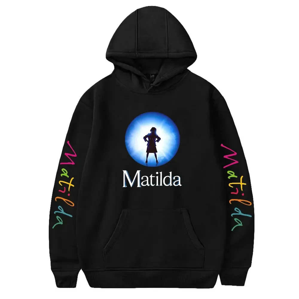 

Толстовка Roald Dahl's Matilda с капюшоном из музыкального фильма манга Женская толстовка мужская толстовка с капюшоном уличная одежда в стиле Харадзюку унисекс