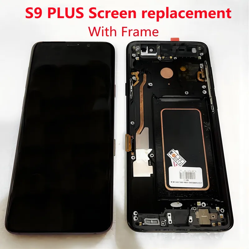 AMOLED For Samsung S9Plus LCD With Frame Touch Screen Assembly S9 PLUS G965 G965U G965F With line or dots 2