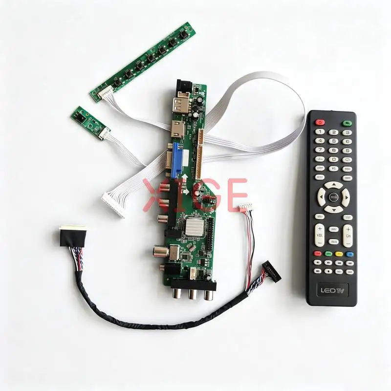 Kit de Placa Controladora para LTN140AT28 LTN140AT27 LTN140AT22 LTN140AT26 HDMI/VGA/AV/USB/DVB 1366*768 40 Pinos LVDS para Tela de Laptop 1366x768