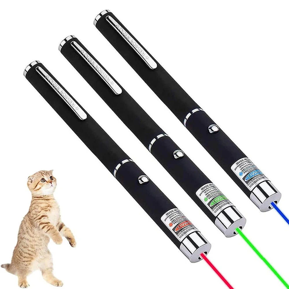 Mini llavero 2 en 1 para gato, puntero láser portátil sin batería, linterna LED de entrenamiento para mascotas, juguete para cosquillas