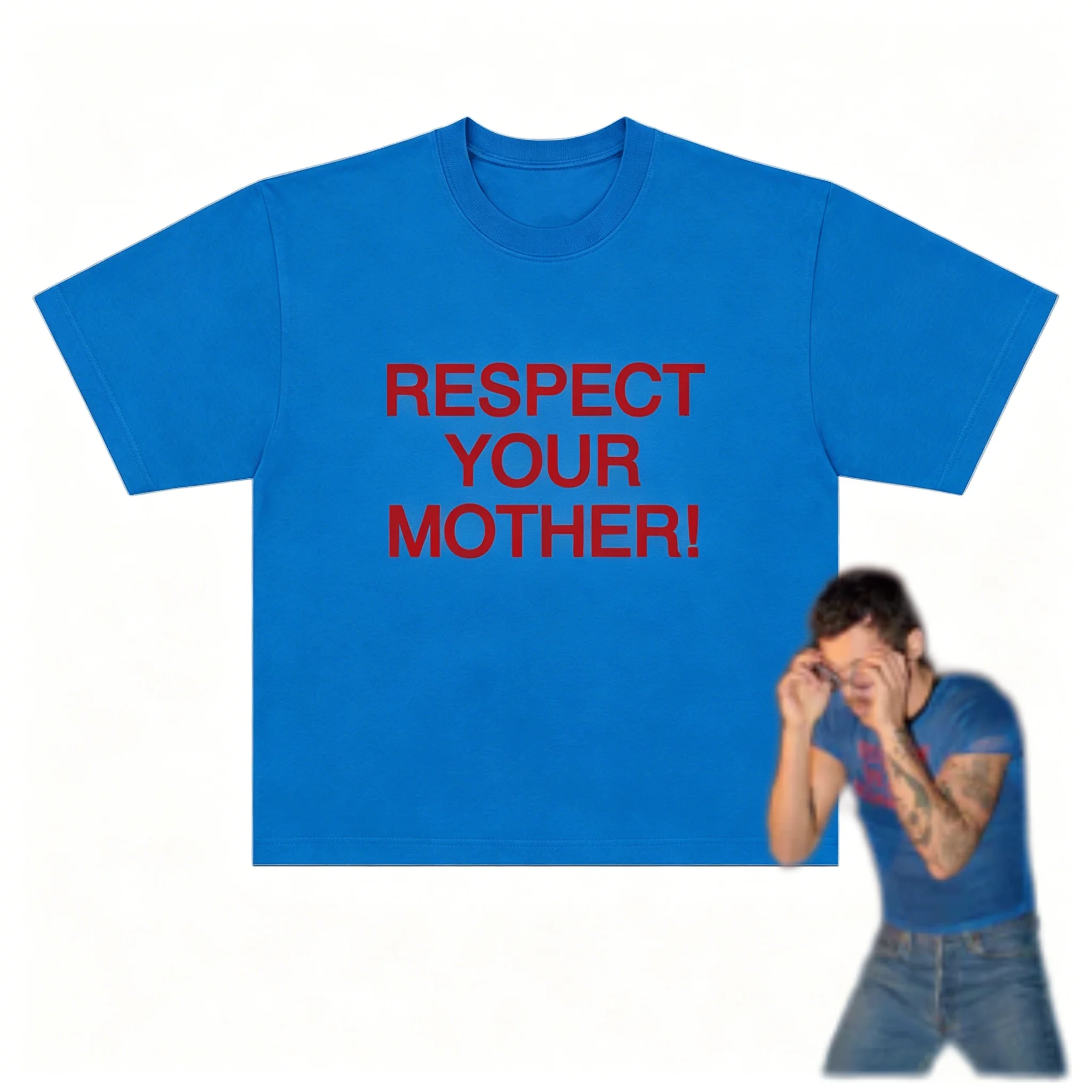 Camiseta Respect Your Mother Baby Harry Styles Together, Together Tour, camiseta de algodón unisex para hombre y mujer, camiseta informal Y2k para fanáticos