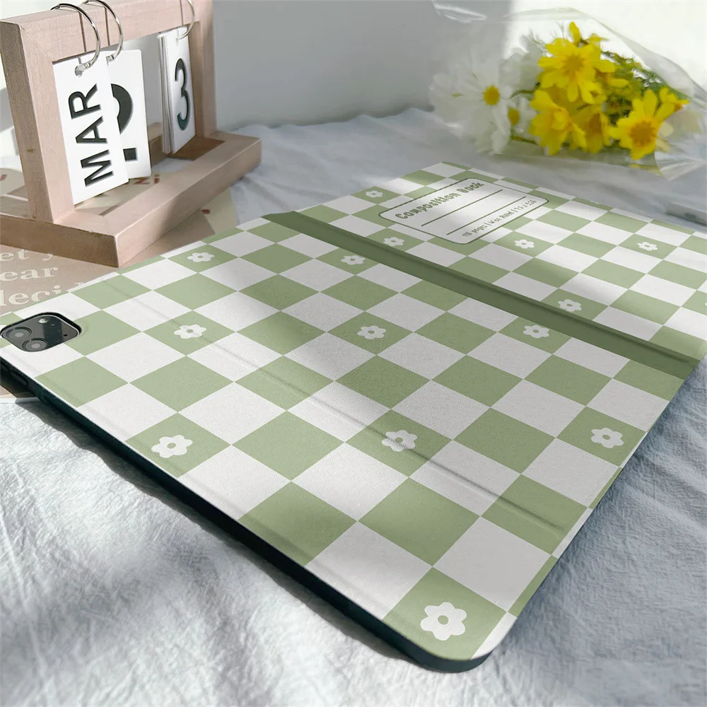 Flower Book Painting con portamatite custodia Funda per iPad Air 5th 4th 10.9 iPad Pro 11 10.2 8 9th Air3 pro10.5 10th 2022 Case
