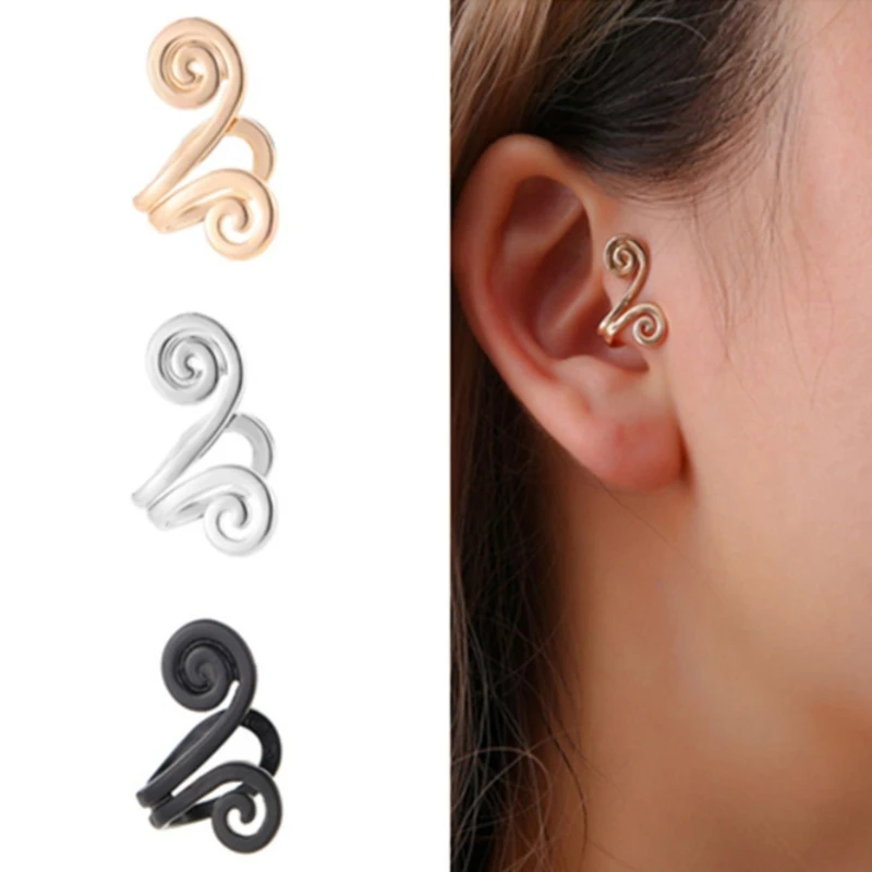 Unique Acupressure Slimming Earrings Non Piercing Ear Cuff Ear Clip Trendy Cuff Earrings Ear Accessorirs for Daily Wear