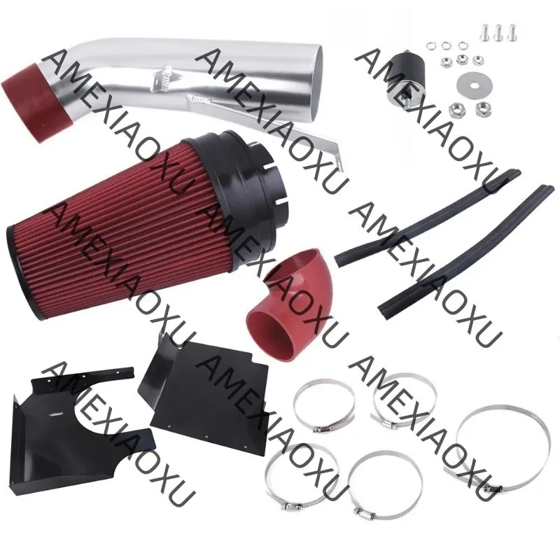 

4" Cold Air Intake System Heat Shield For GMC Chevy V8 4.8L 5.3L 6.0L Sierra 1500 2500 3500 Air Fitler Kit