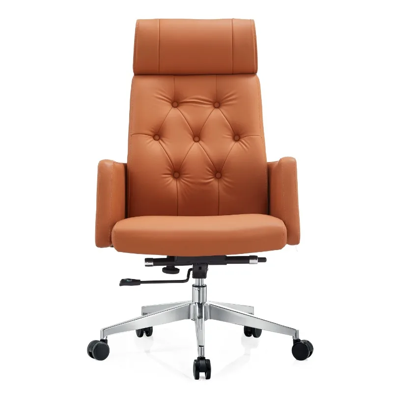 ··Executive Comfortable Office Chair Hight End Nordic Leather Designer Office Chair Rotatable Ergonomic Cadeira Gamer Furniture