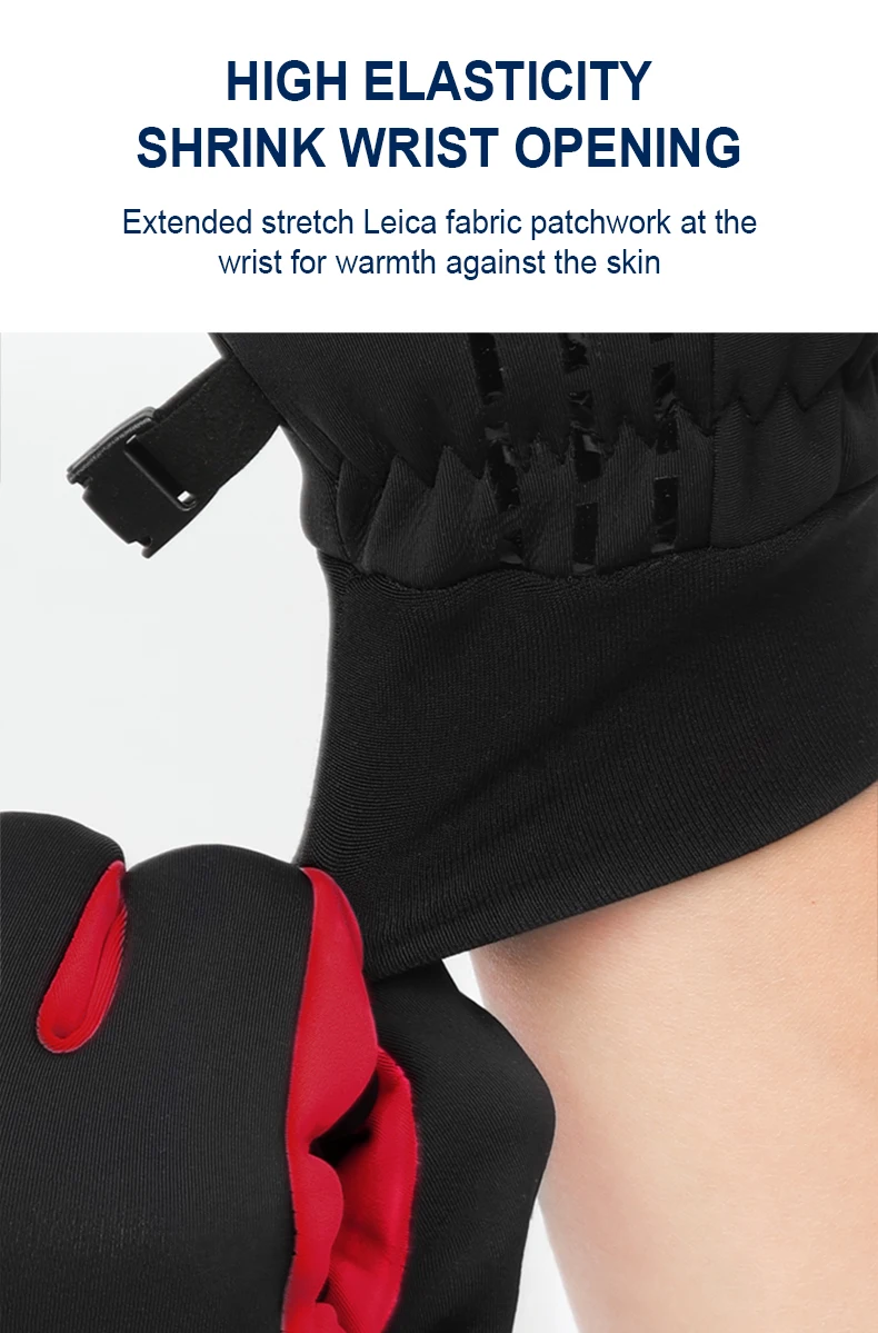 INBIKE Fahrradhandschuhe für Herren und Damen, warmer Fleece-Winter-Fahrradhandschuh zum Reiten, Fahrradhandschuhe, wasserdichtes Touchscreen-Zubehör – Detail 6