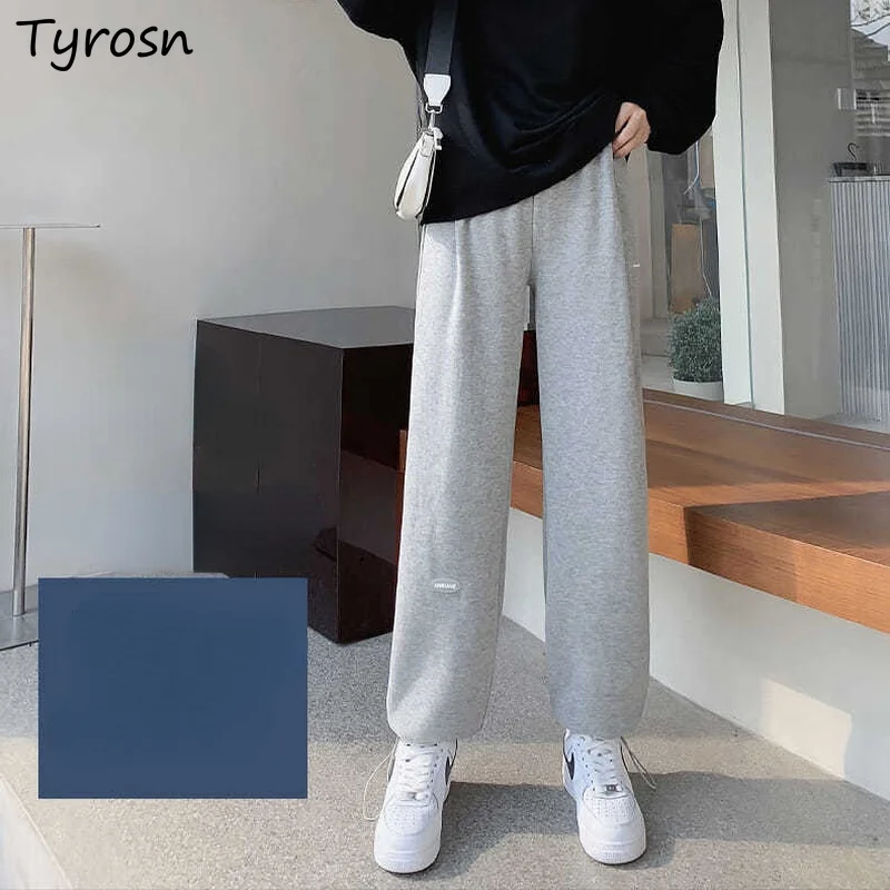 

Bundle Feet Harem Pants Women Solid Causal Female Unisex S-5XL Joggers Popular Fall Winter Students Trousers Loose Clothing