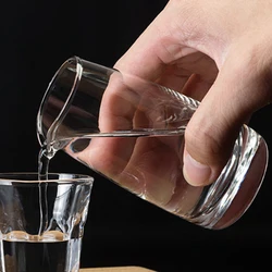 100ml Wine Dispenser Household Restaurant Liquor Separator Measuring Pot Foreign Wine Red Wine Spirits Glass Cup Small Container