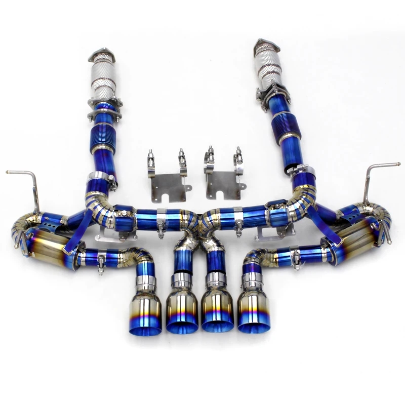 Auto Performance Downpipe Exhaust Catback For Chevrolet CORVETTE C8 Z06 2019-2024 Exhaust Catted Header OEM Valve Exhaust System