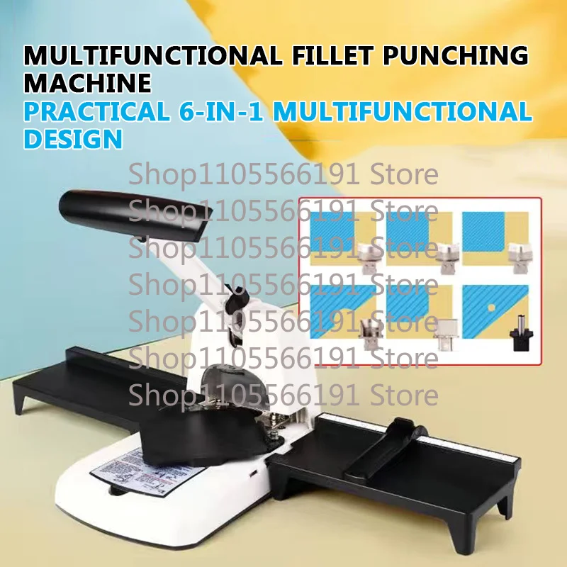 2 In 1 Multifunctional Round Hole Cutter Paper Cutter Manual Corner Fillet Machine Corner Filler
