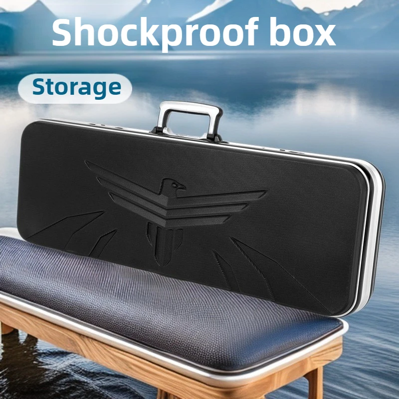 Shockproof Password Tool Case Large Fishing Tackle Box Storage Organizer Tactical Toolbox Hair Cutting Organization Tool Box