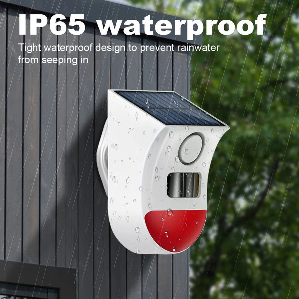 

Умный пульт дистанционного управления, наружная зарядка, охранная звуковая сигнализация, детектор, датчик, ферма, сад, солнечная инфракрасная сирена, солнечная