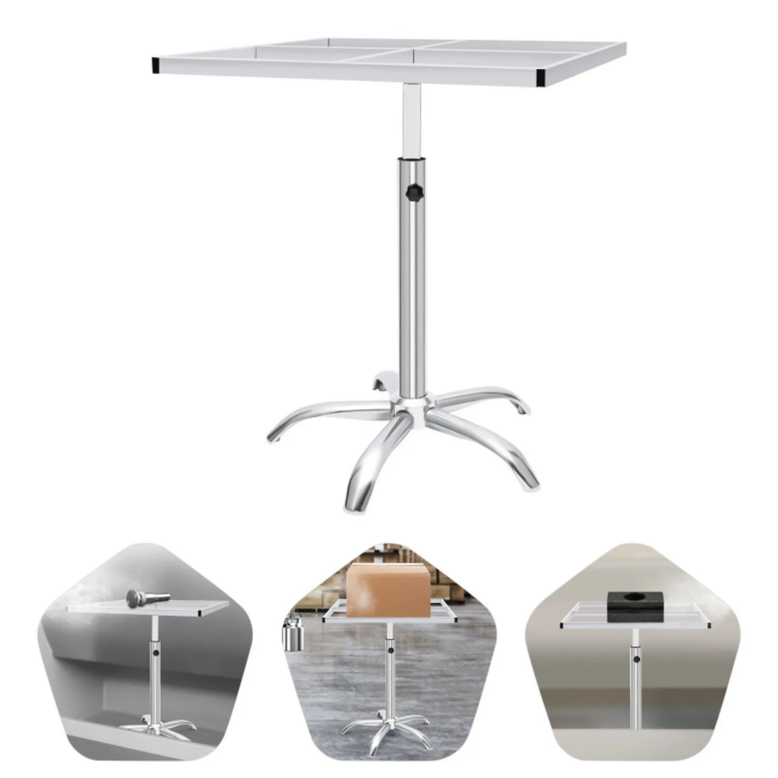 360° Rotation Spraying Rotating Platform Stand Painting Holder Stainless Steel