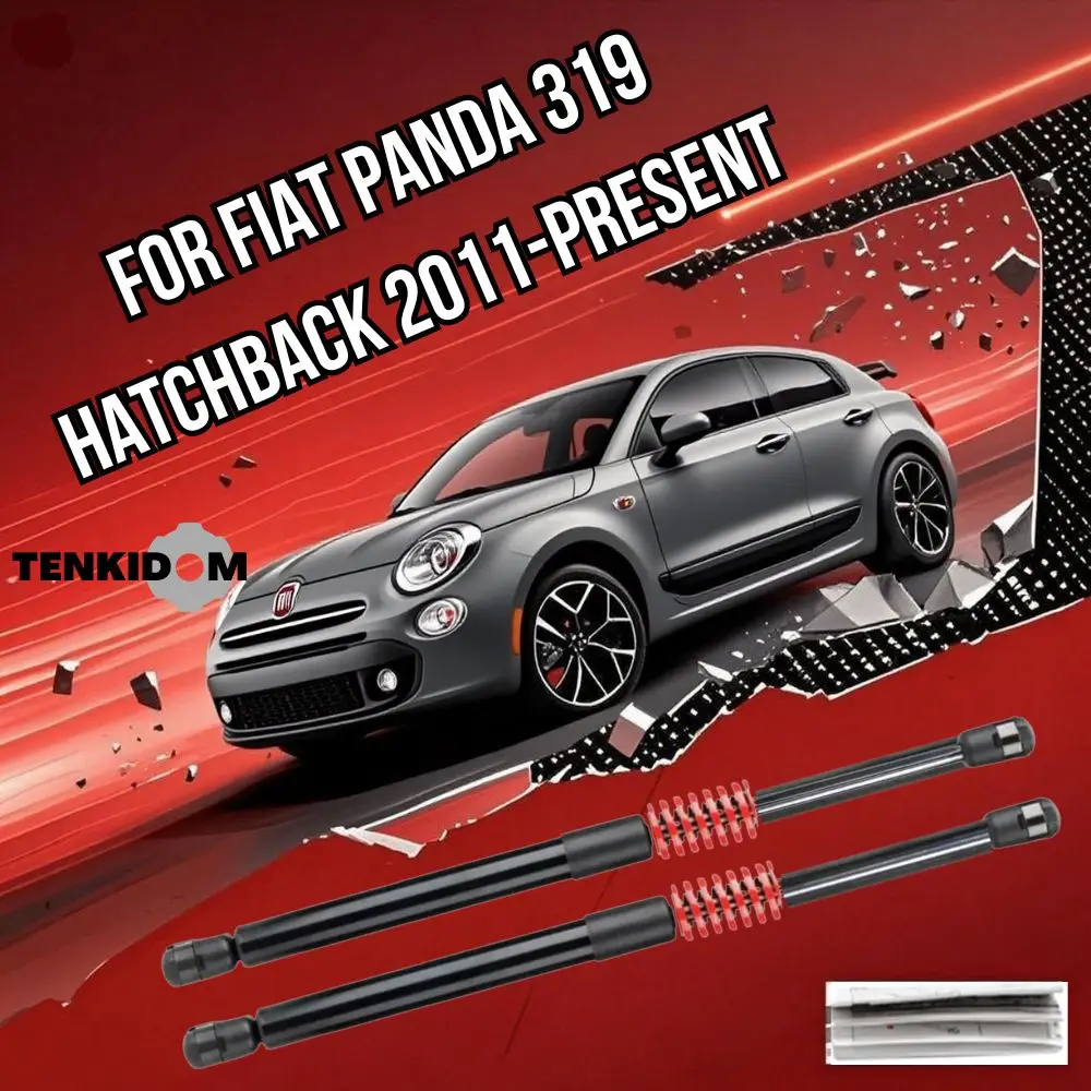 Higher Force Version for Fiat Panda III (319) Hatchback 2011-2023 Manually Open Tailgate Shock absorber with Springs Liftgate