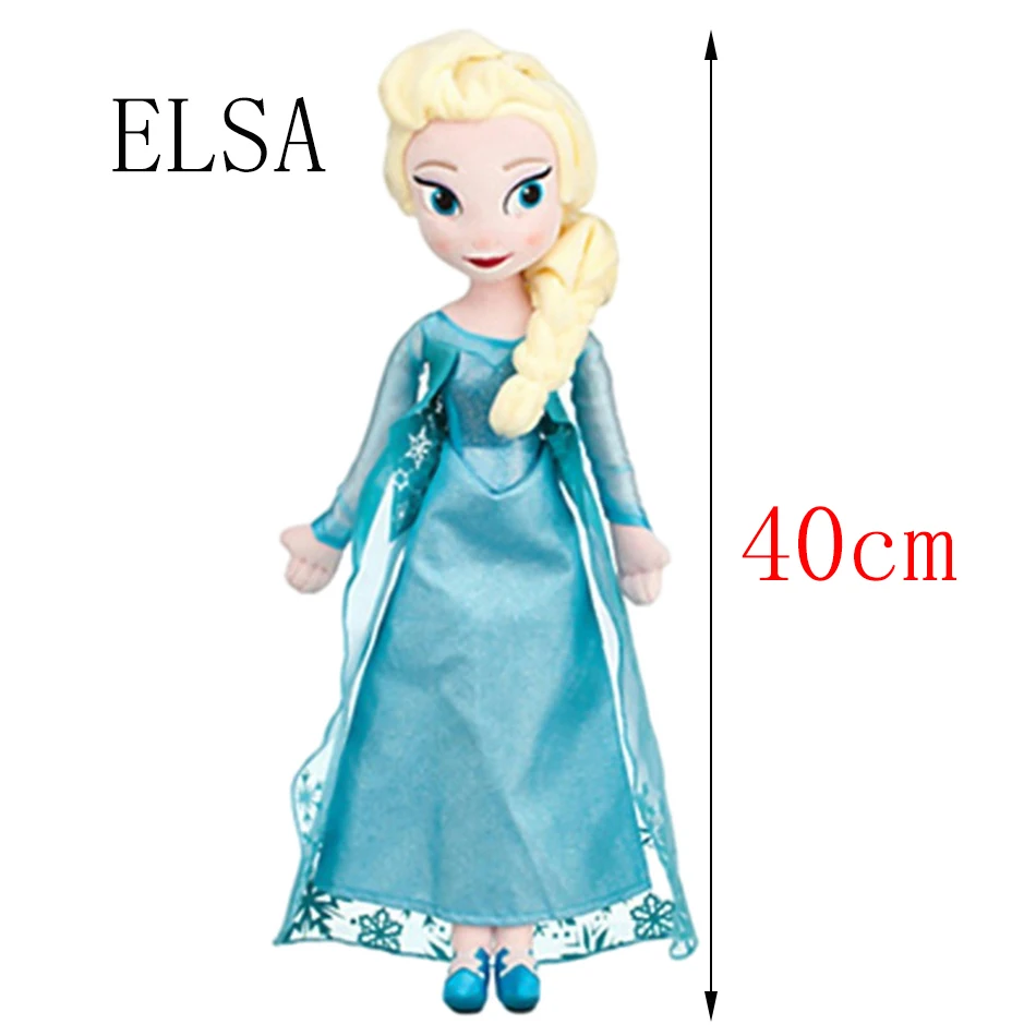 Frozen Elsa Anna Prinzessin Plüschpuppe Olaf Schneemann Eis-Sven Flareon Bruni Spielzeug Weihnachtsgeschenke