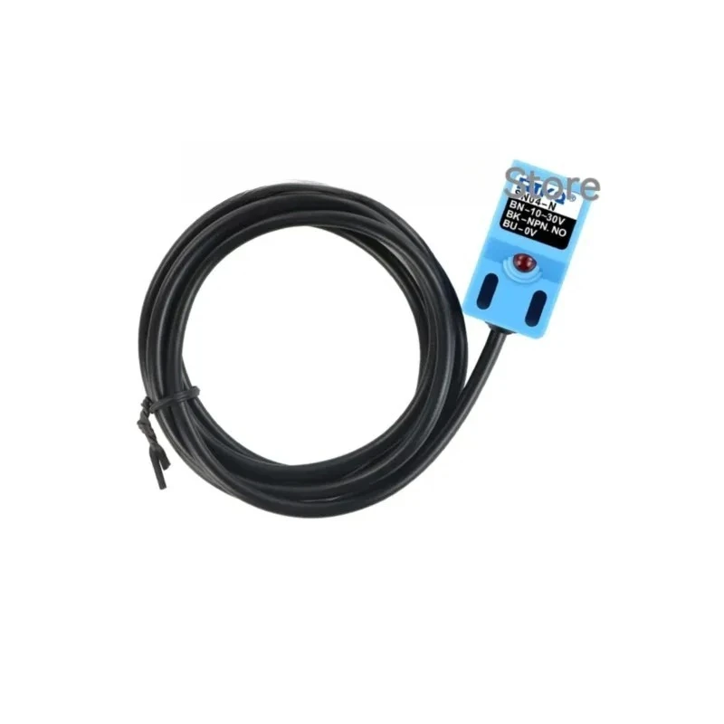 Square inductive metal induction proximity switch limit sensor SN04-N DC three-wire NPN normally open 24V