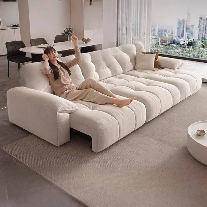 

Living Room Electric Recliner Sofa White Extendable Luxury Lounge Electric Recliner Sofa Lazy Relax Banken Woonkamer Furniture