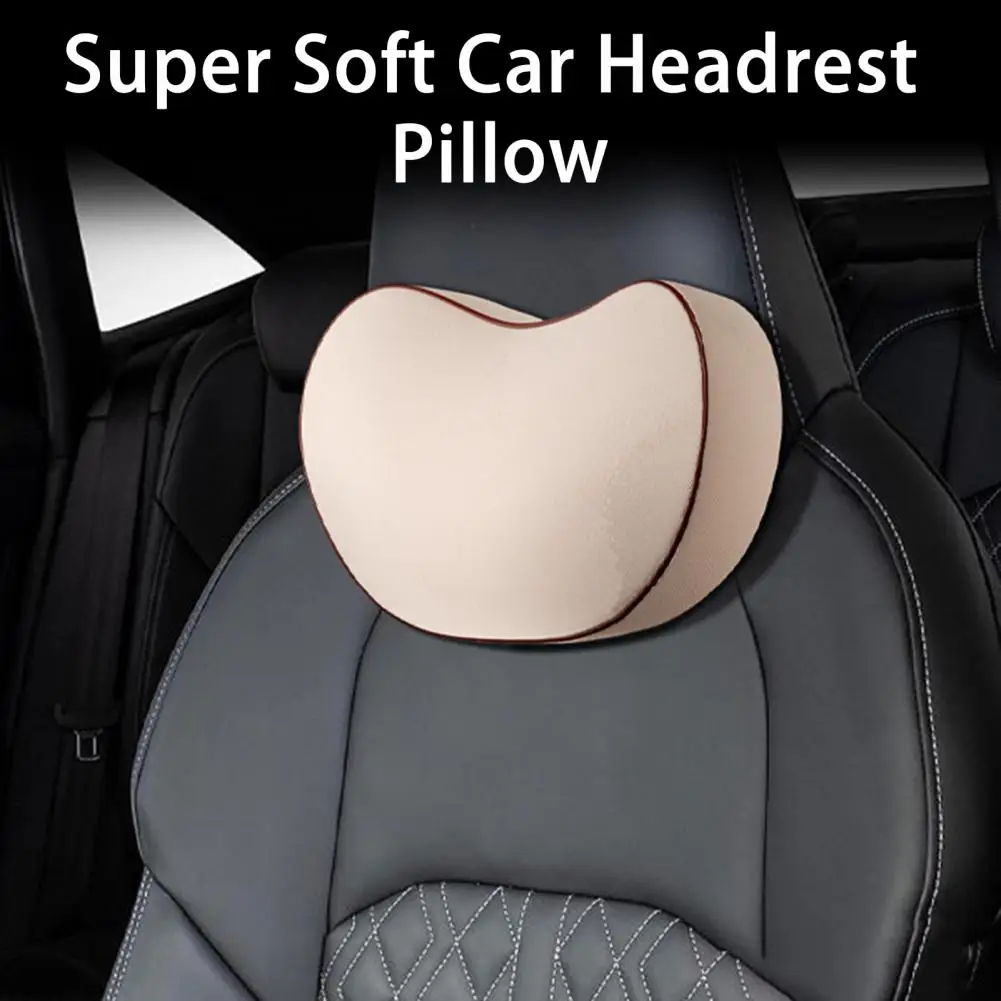 

Headrest Pillow Excellent Breathable Lightweight Softness Car Headrest Pillow Travel Accessory