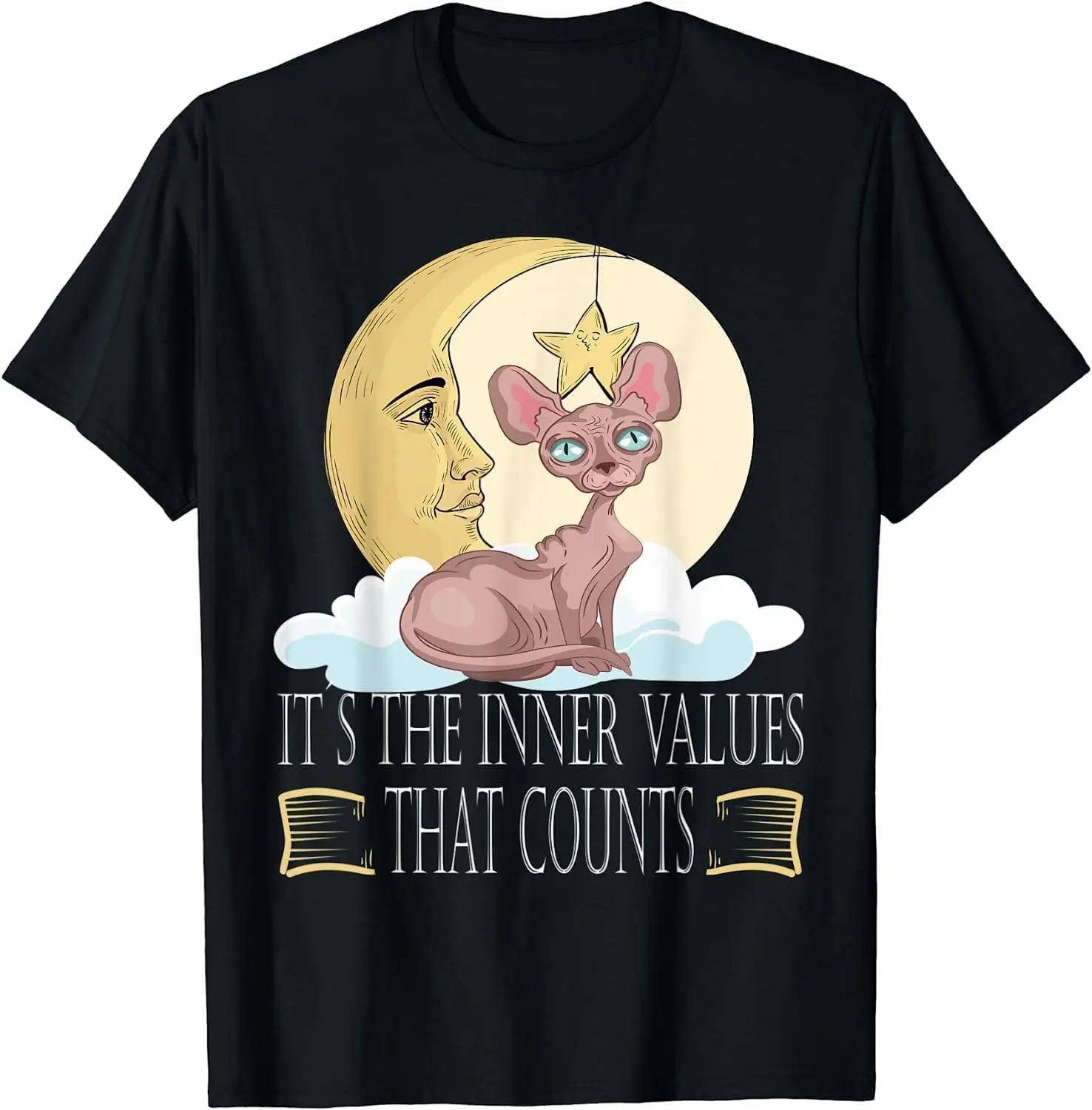 It´s The Inner Values That Counts ｜ Ironic Satire Sarcasm T-Shirt  High Quality 100%Cotton Short Sleeve