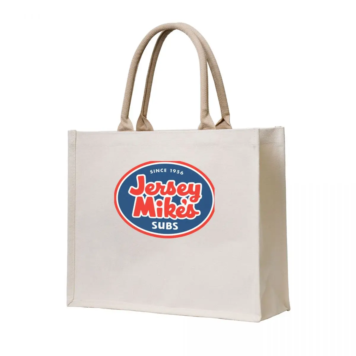 

Jersey Mike's Subs, Jersey Mike Logo Tote Bag Large bags for women tote bag Women's beach bags