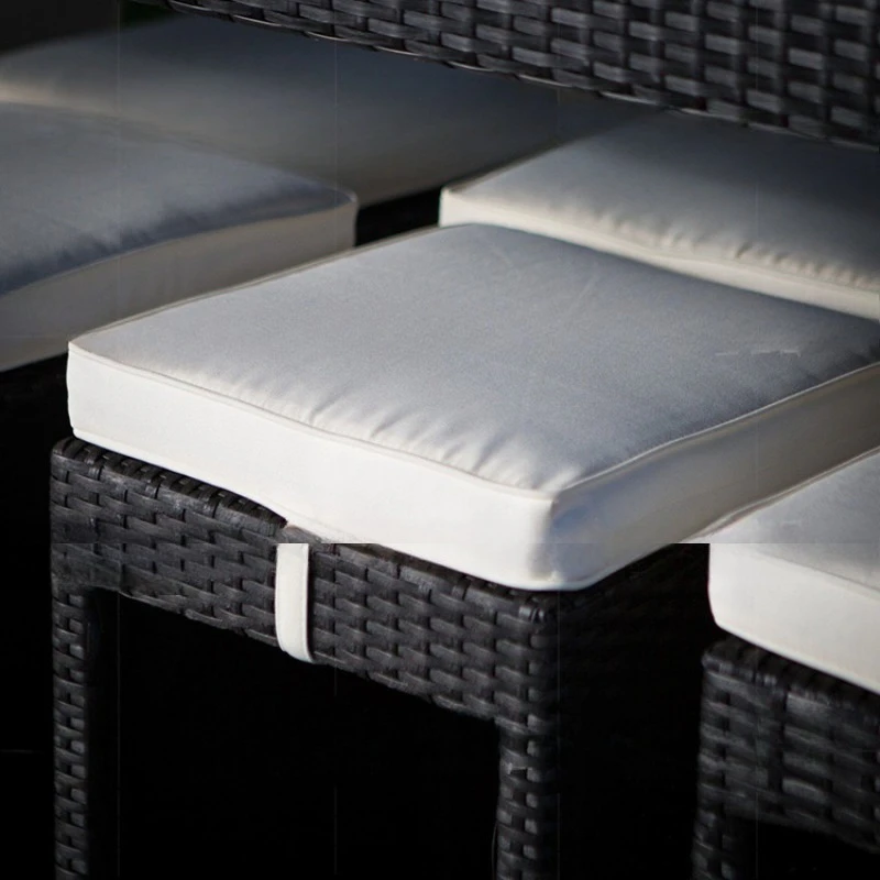 

Outdoor Furniture Leisure Rattan Chair Bar Table and Chair Combination Outdoor Outdoor Bar Rattan Bar Chair Imitation