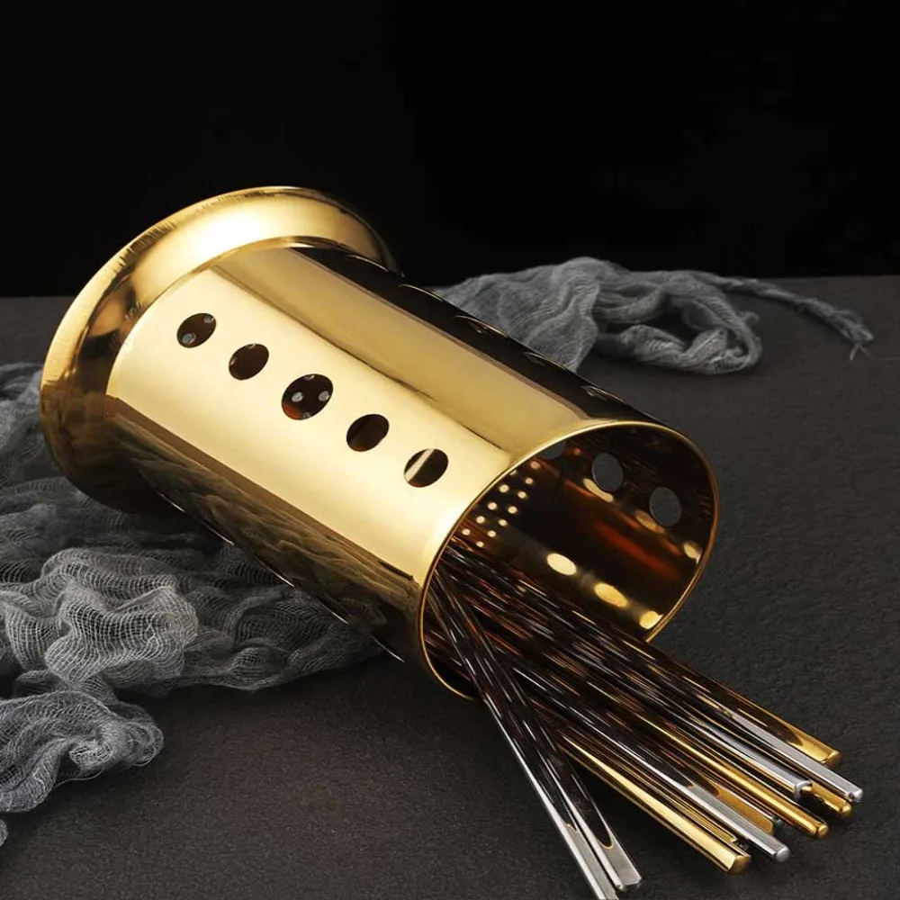 Accessori Cucchiaio Forchetta Bacchette Portaposate ventilato Scolapiatti per stoviglie Bacchette Cestino portaoggetti Organizzatore per stoviglie