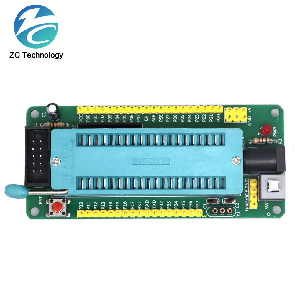 1/5/10 pièces 51 avr mcu carte système minimum carte de développement carte d'apprentissage stc carte système minimum microcontrôleur programmeur