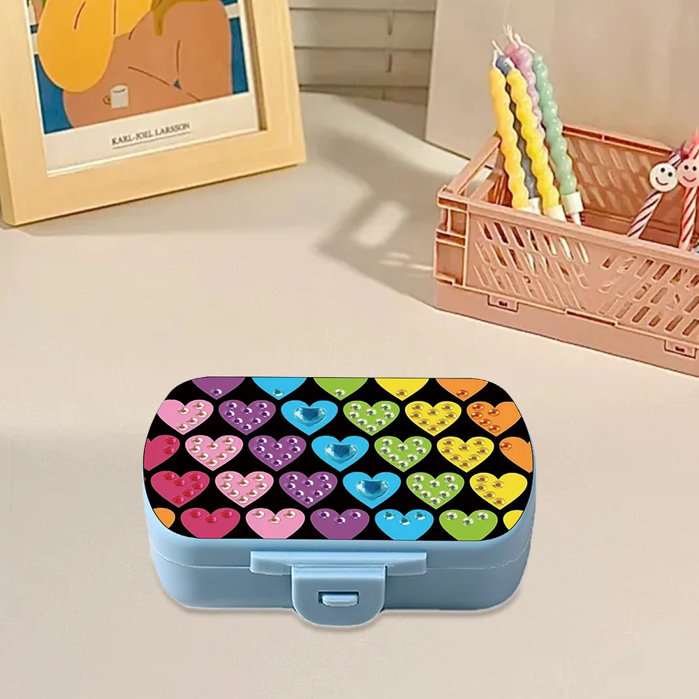 

6 Grids Diamond Painting Storage Box Medicine Box Medicine Diamond Painting Accessory Boxes Case Cross Stitch Tools Organizer