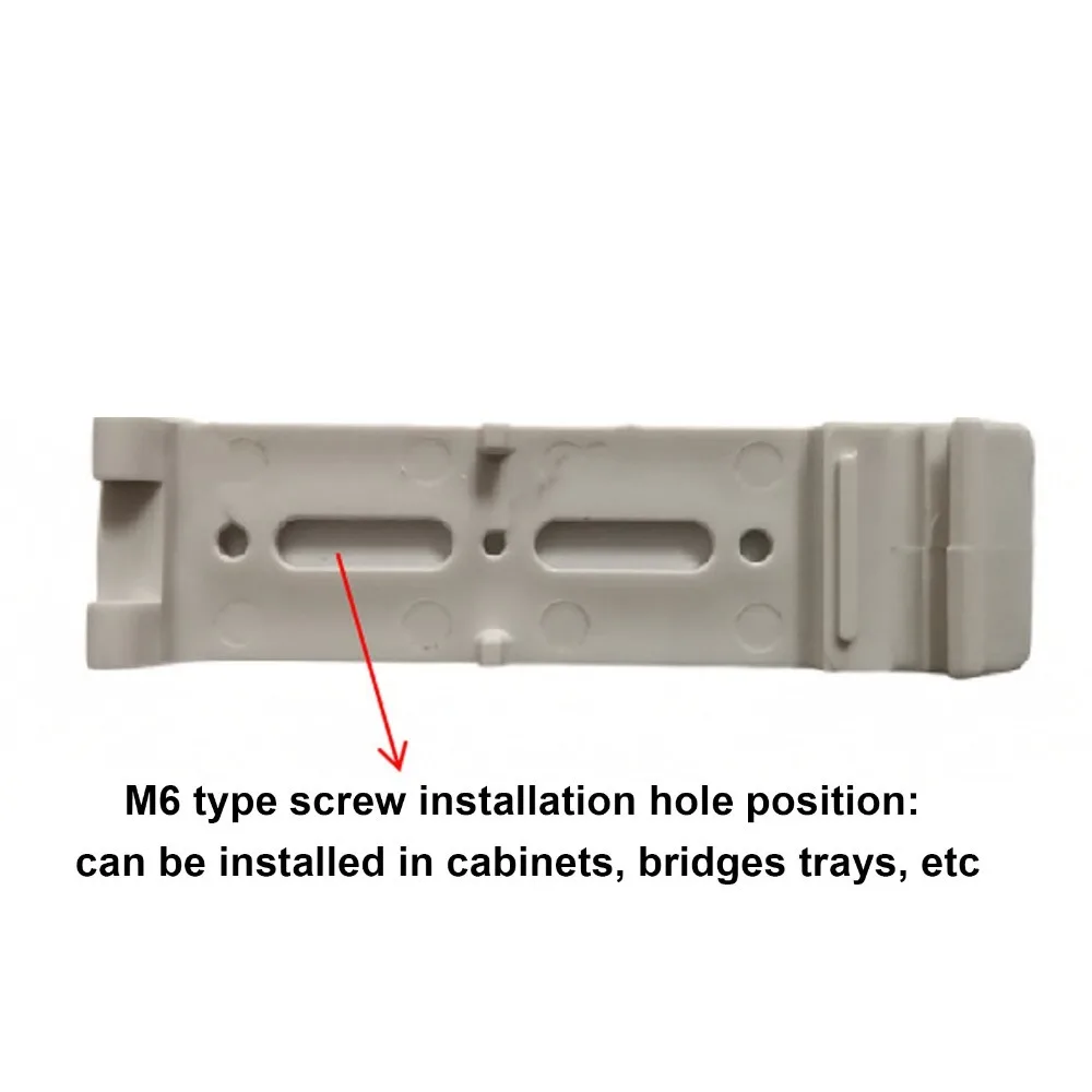 10pcs Sturdy Snap On Cable Organizing Tool Multi Hole Adjustable Wire Comb Organizer Network Cord Organizer Tool Home