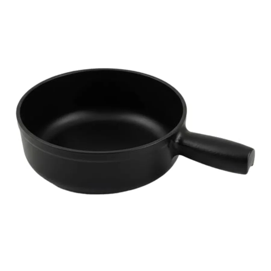 

Чугунная чаша для фондю Lugano, 1.4 QT/1.3 л, совместимая с наборами для фондю Lugano, идеально подходит для плавления сыра и шоколада.