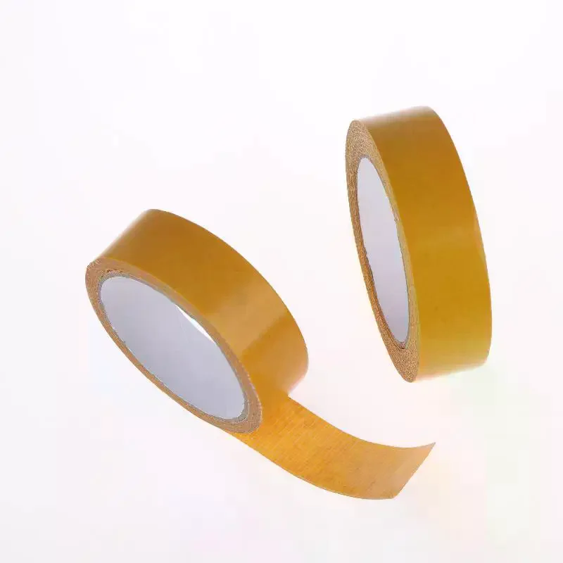 Super Traceless Carpet Adhesive Double Sided Cloth Base Tape With Strong Fixation High Viscosity For Waterproof Translucent Mesh