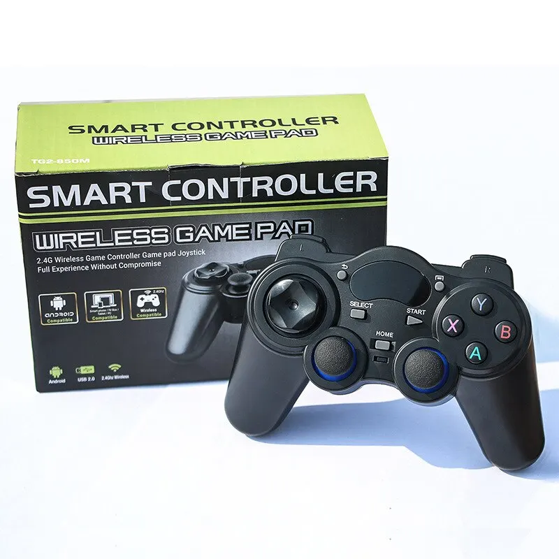 2.4G Controller Gamepad Wireless Joystick with OTG Converter for P3 Android Phone Tablet PC Smart TV Box